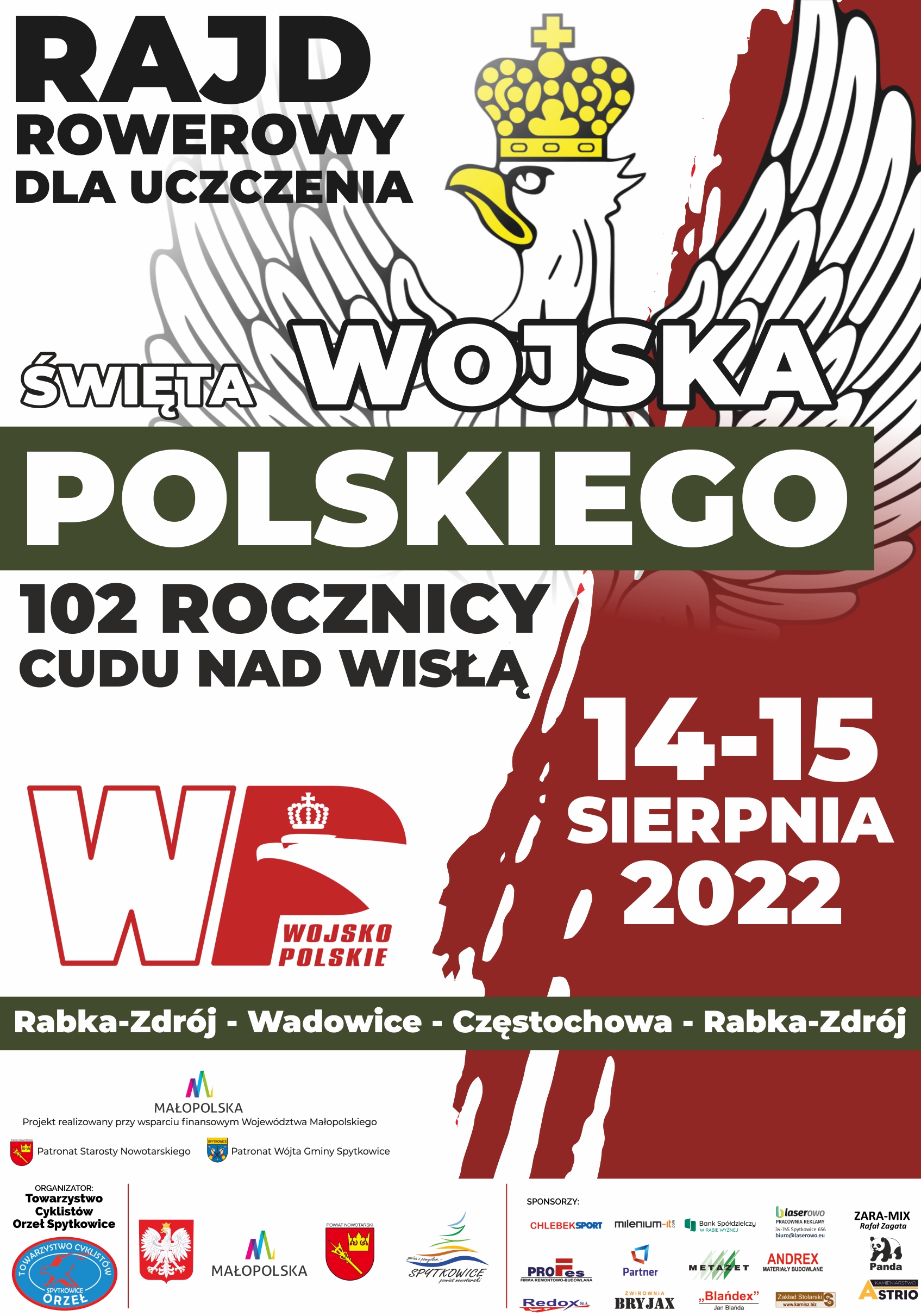 Plakat Rajd Święta Wojska Polskiego